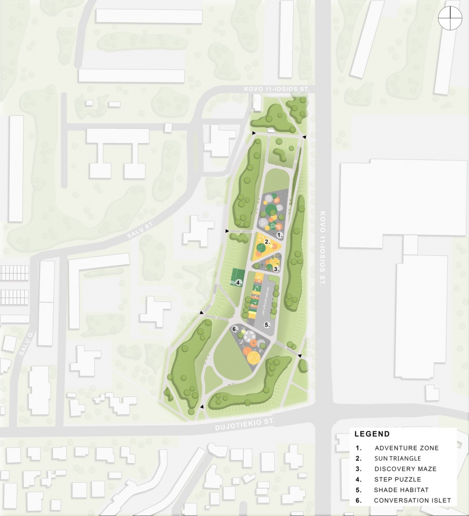 Kovo 11 Park Revitalization Project by Inout designstudio