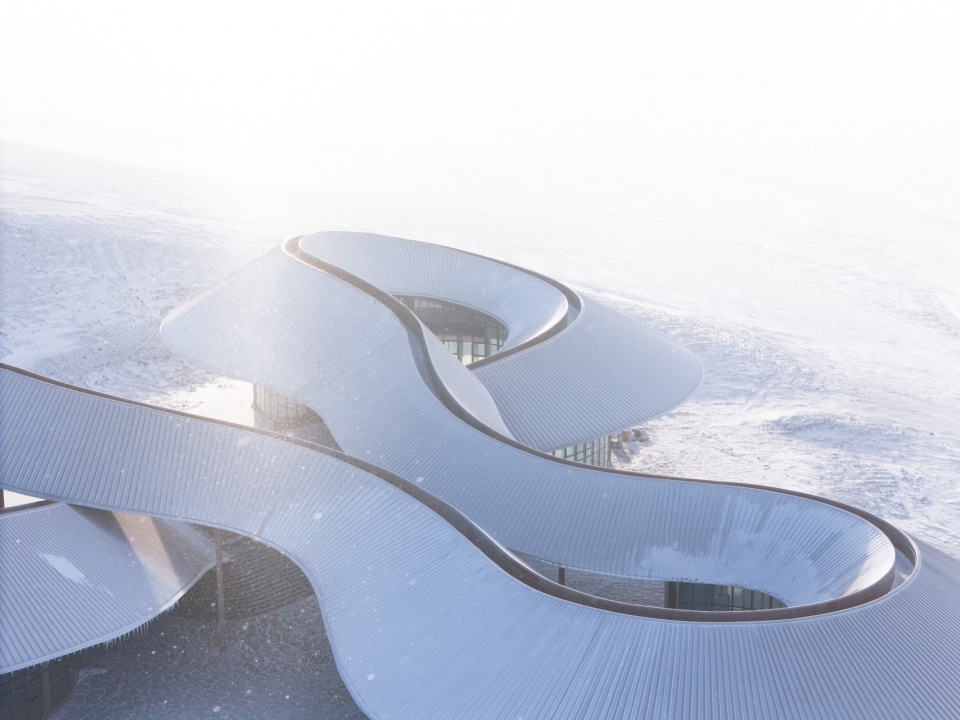 Volcano In Visitor Center by PLAT ASIA