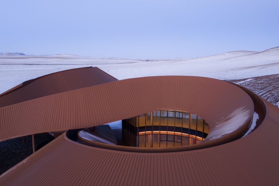 Volcano In Visitor Center by PLAT ASIA