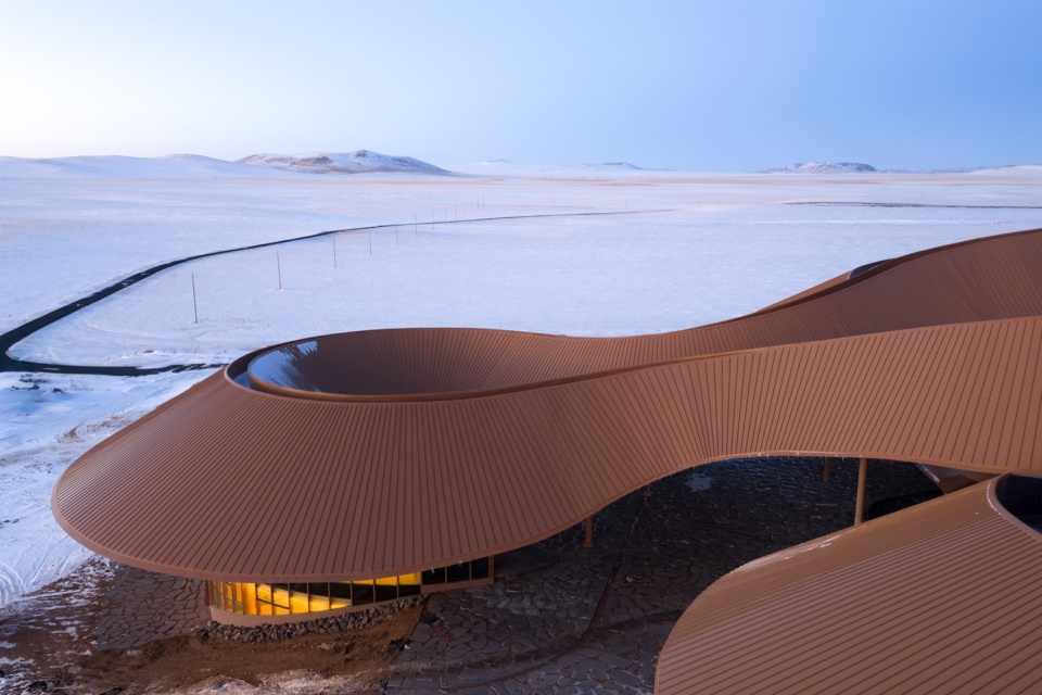 Volcano In Visitor Center by PLAT ASIA