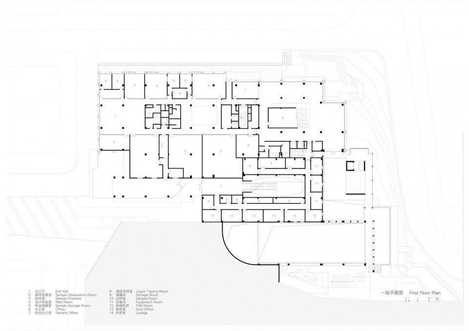 Langjiu Group Quality Research Institute by TEKTONN ARCHITECTS