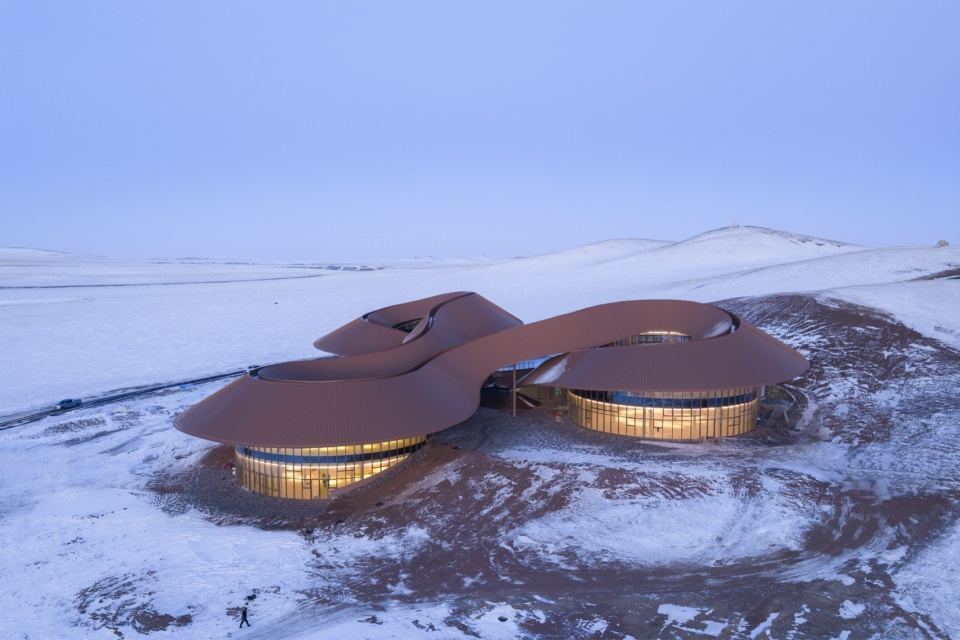 Volcano In Visitor Center by PLAT ASIA