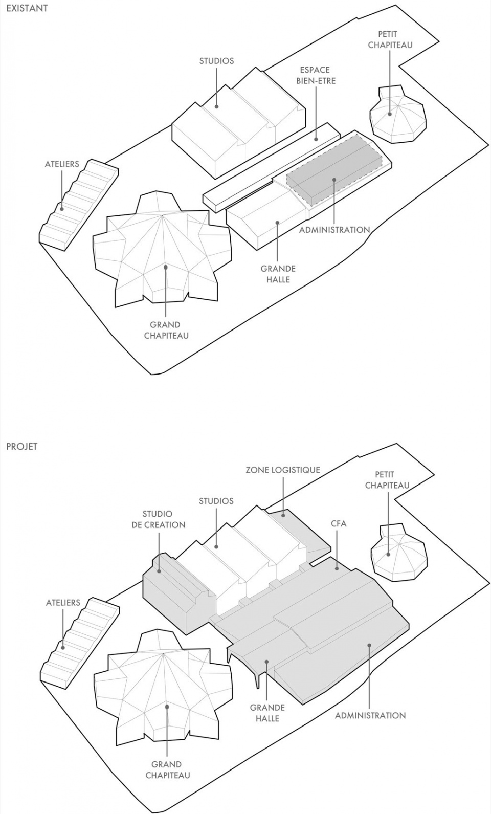Restructuring and Extension of the Académie Fratellini by Atelier du Pont