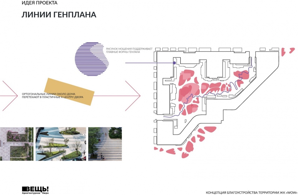 courtyard of wow residential complex by architectural bureau vesch