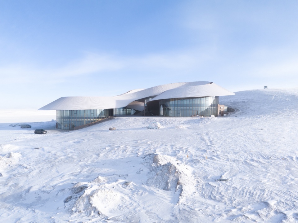 Volcano In Visitor Center by PLAT ASIA