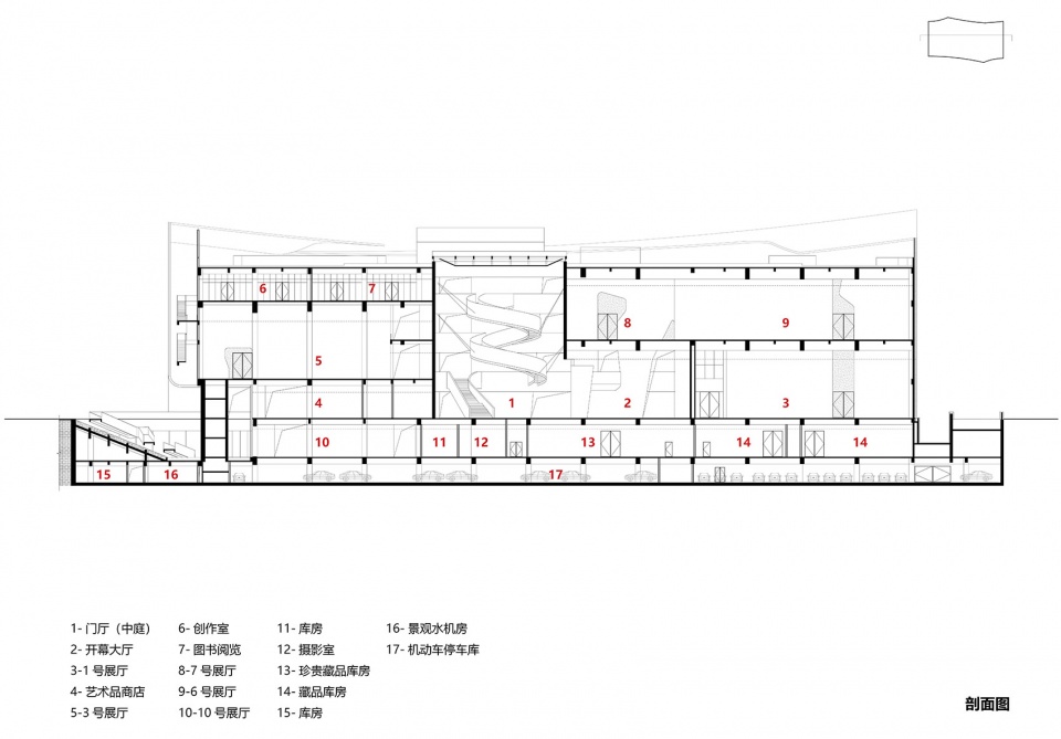 Hefei Art museum by Tongji Architectural Design