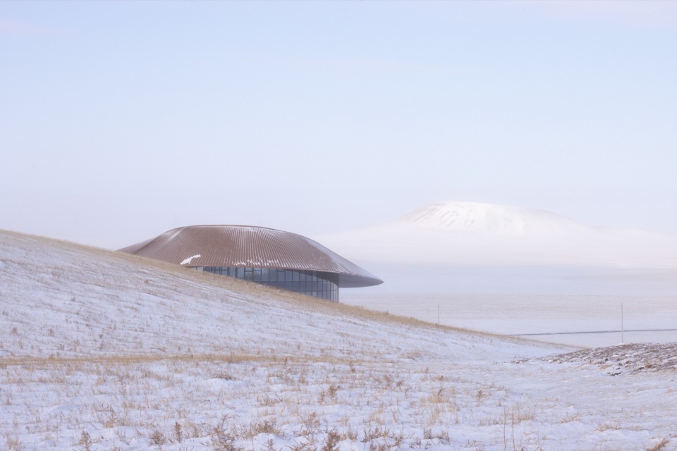Volcano In Visitor Center by PLAT ASIA