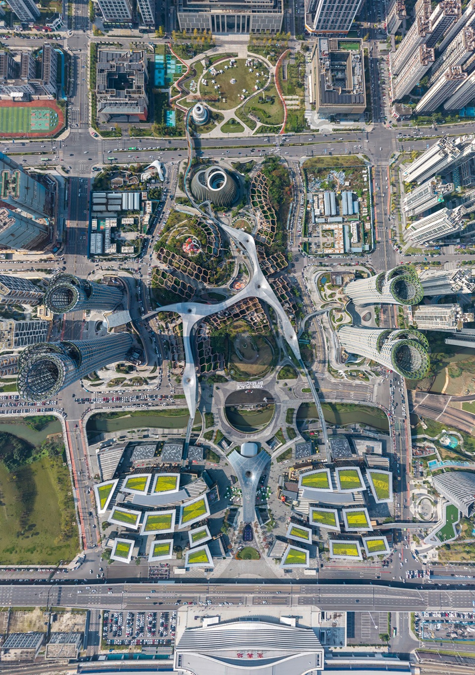 Yibin High Speed Railway Station Gateway Development in Sichuan Province by Pelli Clarke Partners