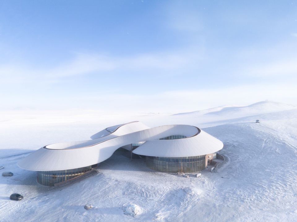 Volcano In Visitor Center by PLAT ASIA