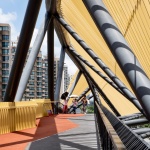 百穗桥——青浦南箐园北侧人行桥，上海 / 致正建筑工作室 + 博风建筑