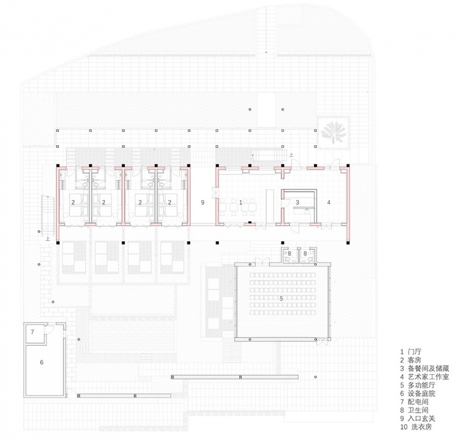 Xianjing Village Qingyi Lodge by HsuDu Architects