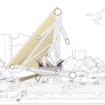 百穗桥——青浦南箐园北侧人行桥，上海 / 致正建筑工作室 + 博风建筑