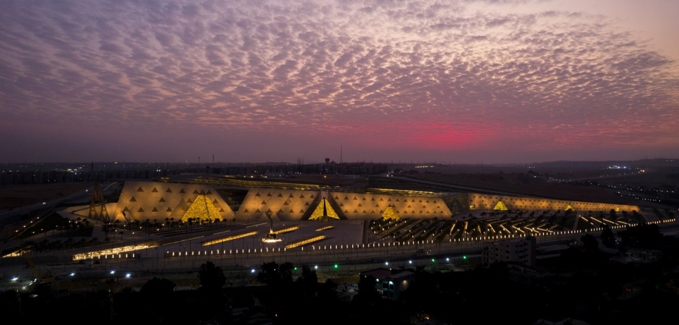 grand egyptian museum by heneghan peng architects