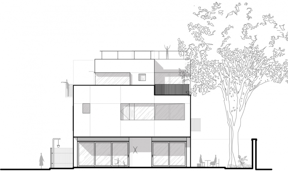east courtyard by benzhe architecture design