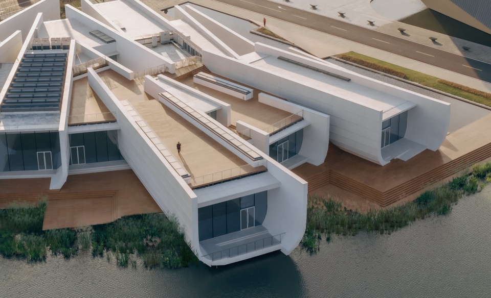 Chenhu Wetland Art Center by Trace Architecture Office