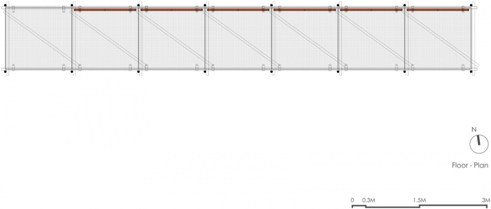 orange fence by tag