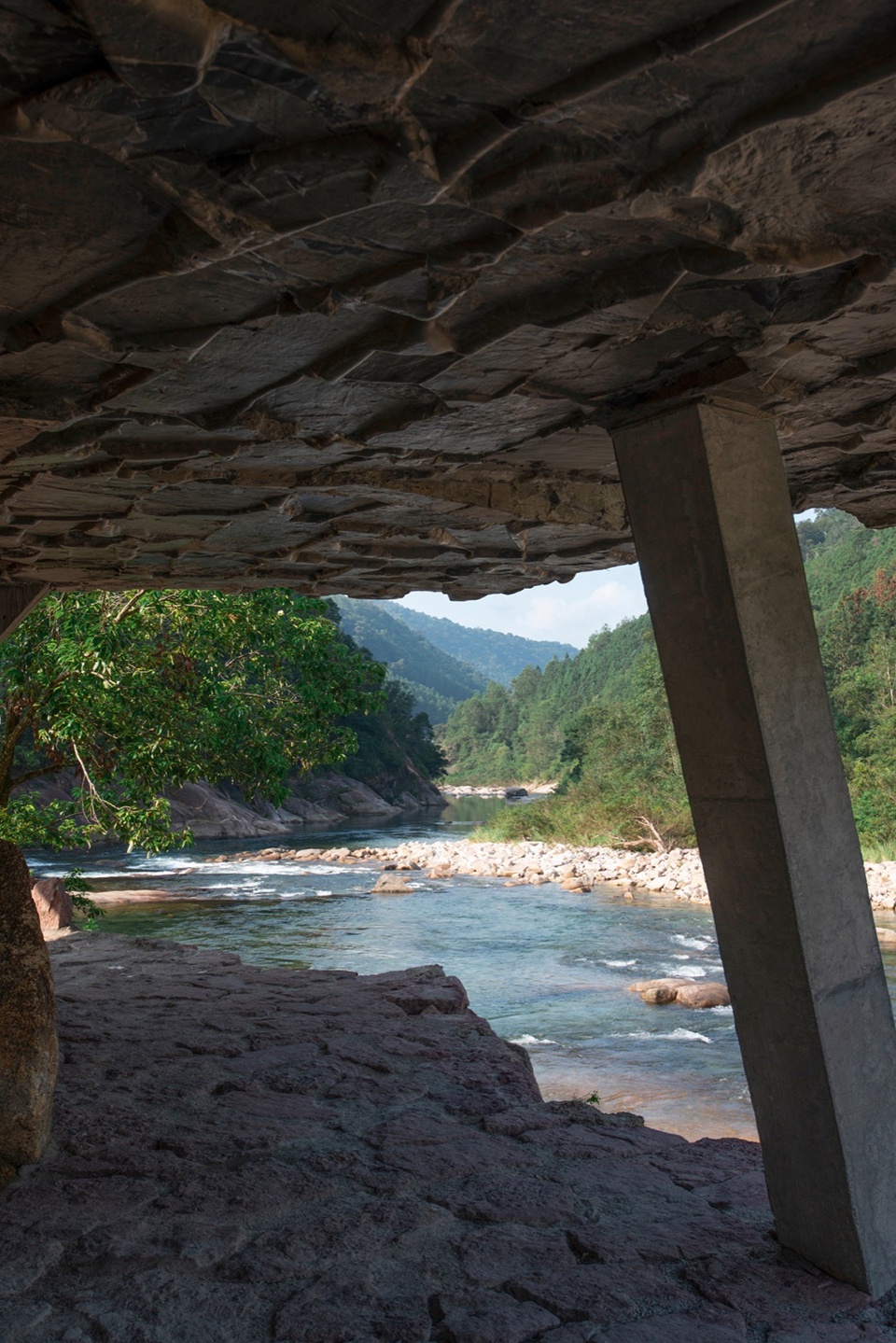 Moon Bay Waterfall Viewing Platform by CLAB Architects