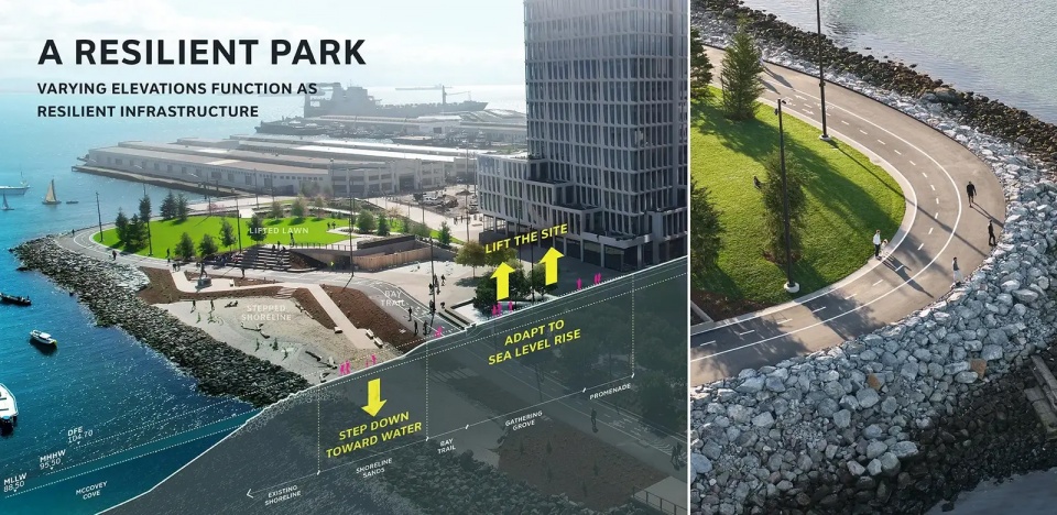 2025 asla urban design award of honor china basin park scape