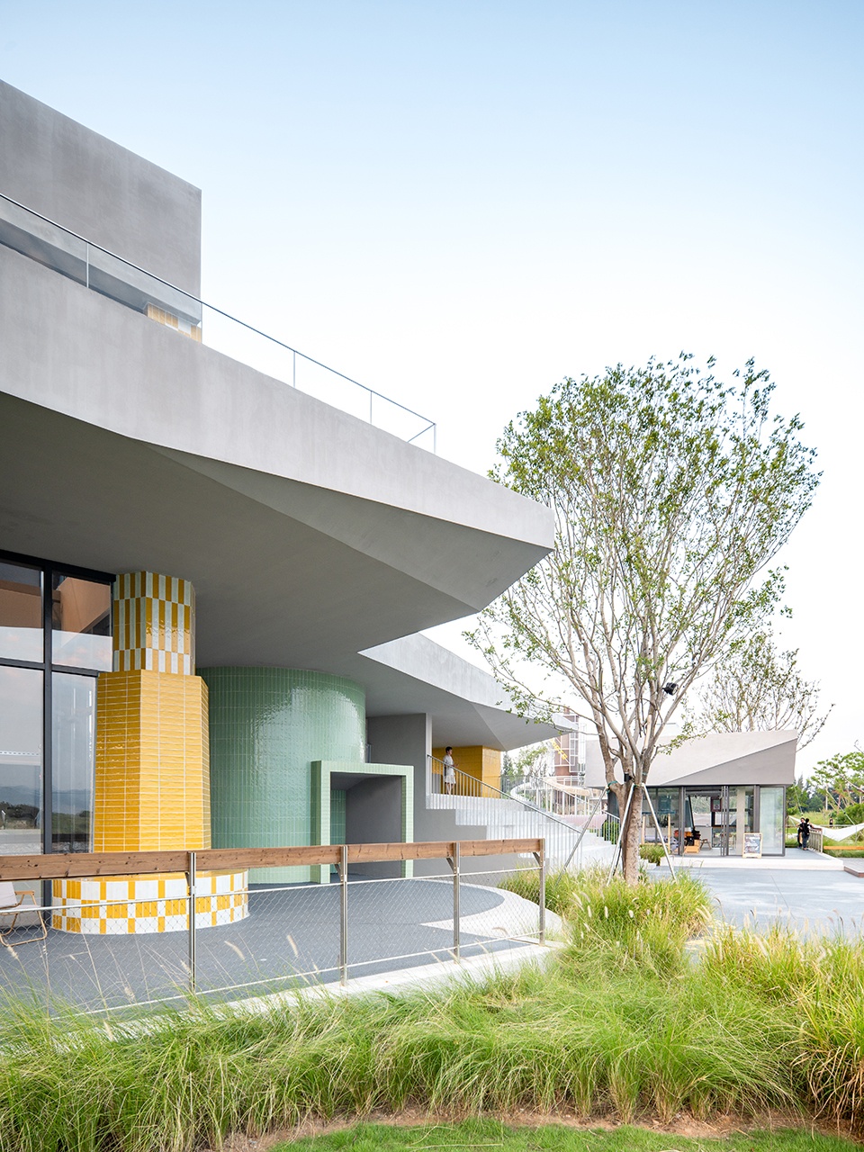 Sports Support Buildings on Double Happiness Island