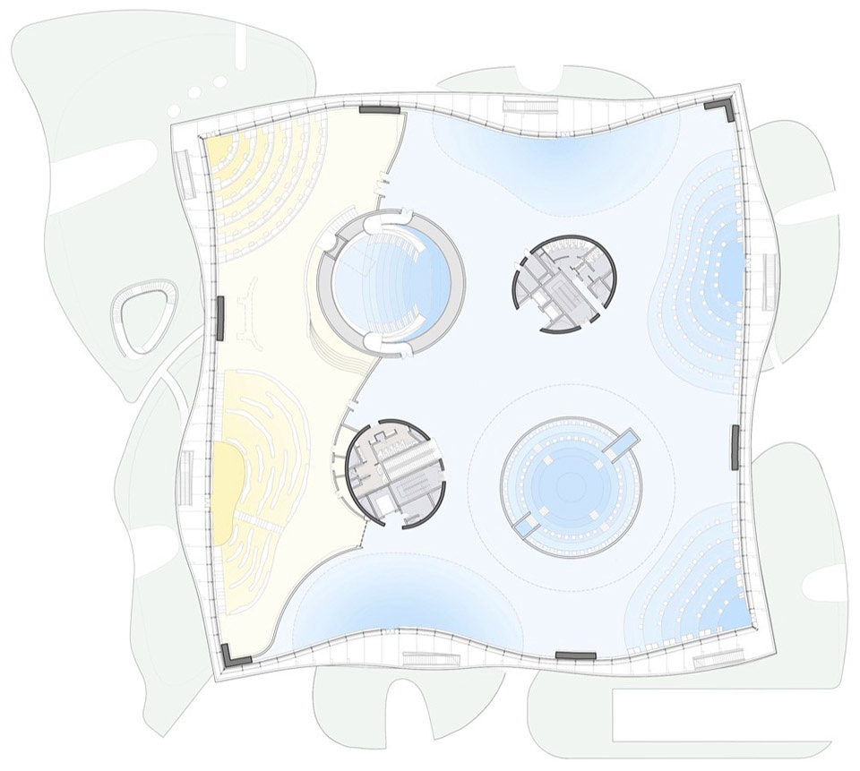 Wave Cube The Future Academy of Three Body Problem by SAO