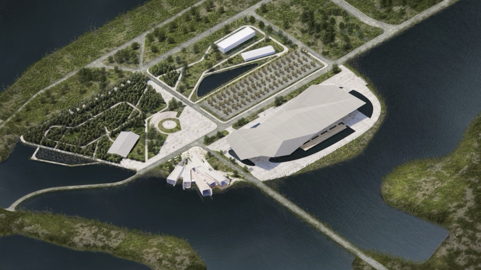 Chenhu Wetland Art Center by Trace Architecture Office