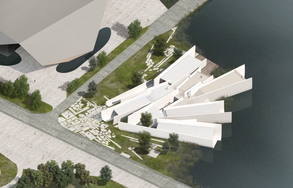 Chenhu Wetland Art Center by Trace Architecture Office