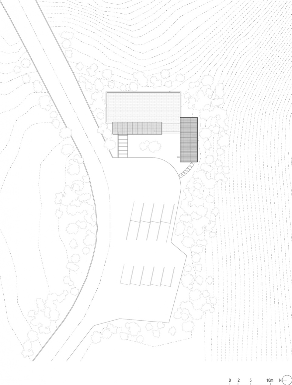 Twin Pavilion Site plan