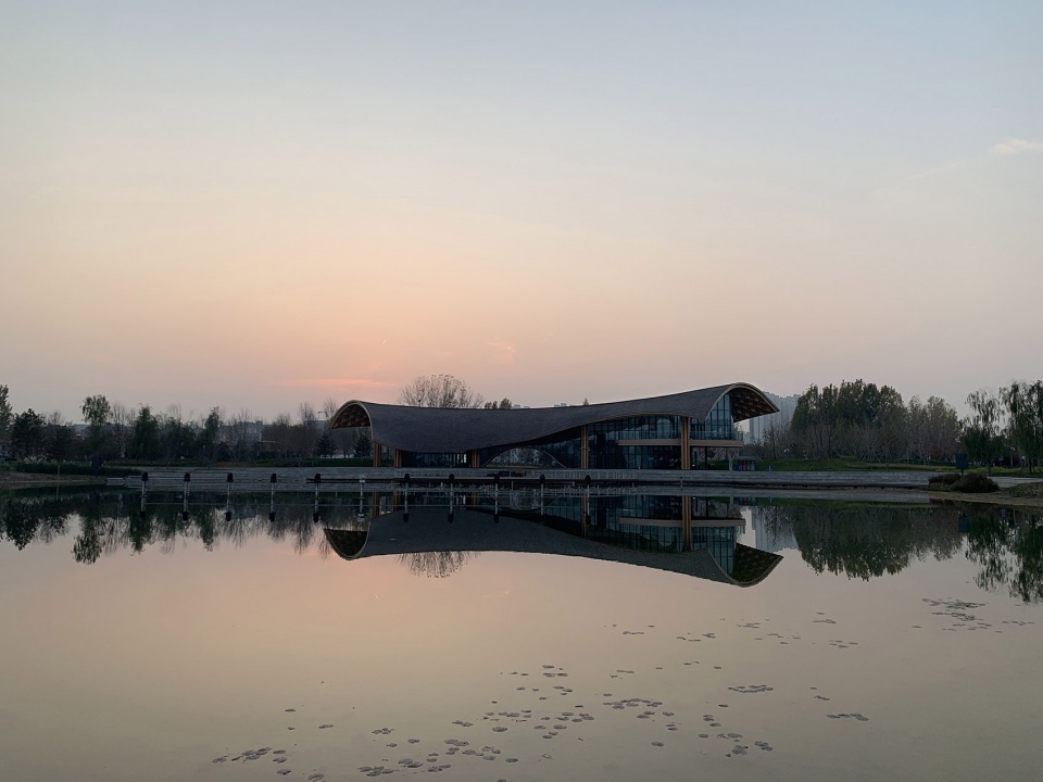 lakeside restaurant at silk road in dingzhou by sup