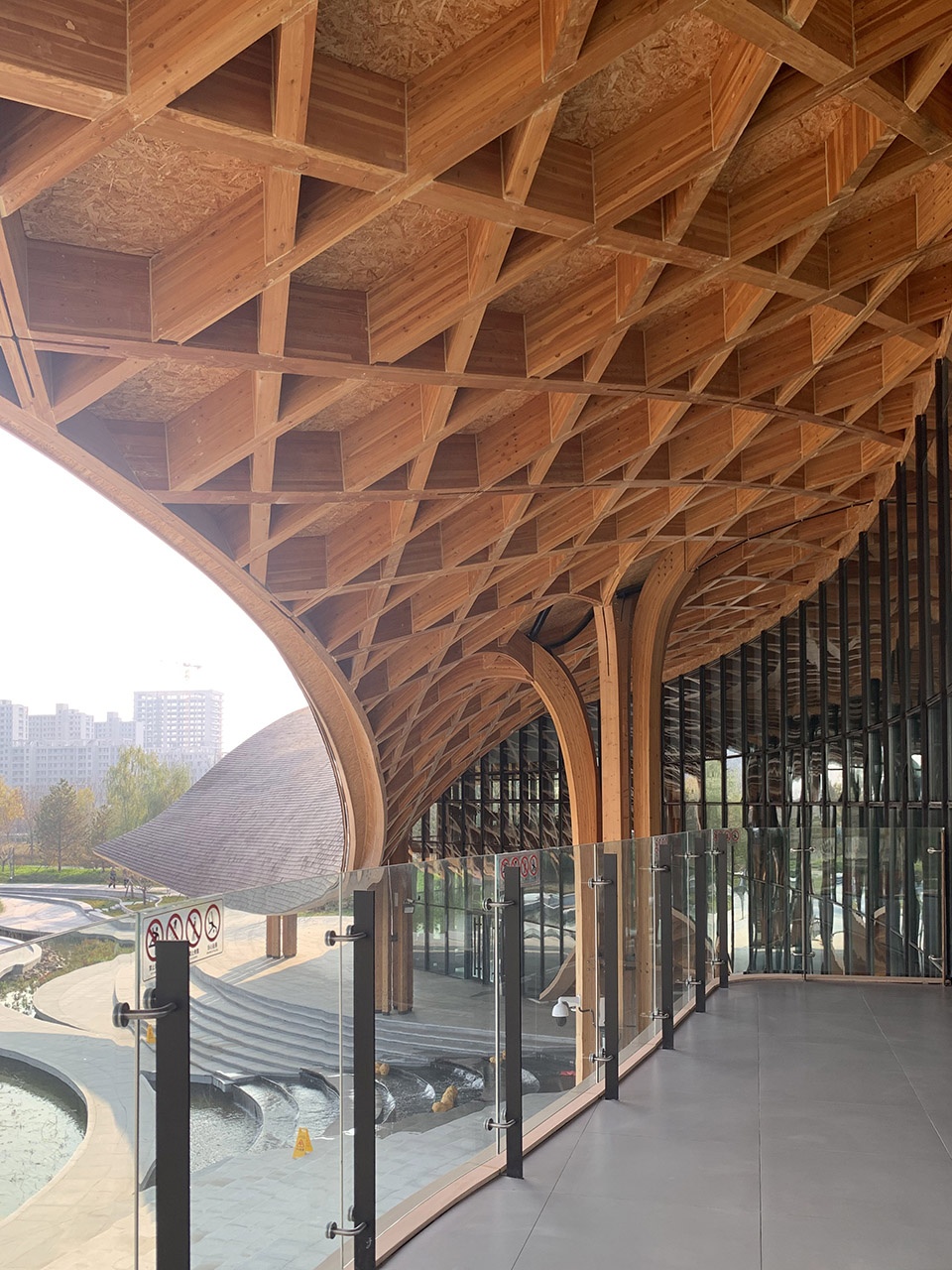 lakeside restaurant at silk road in dingzhou by sup