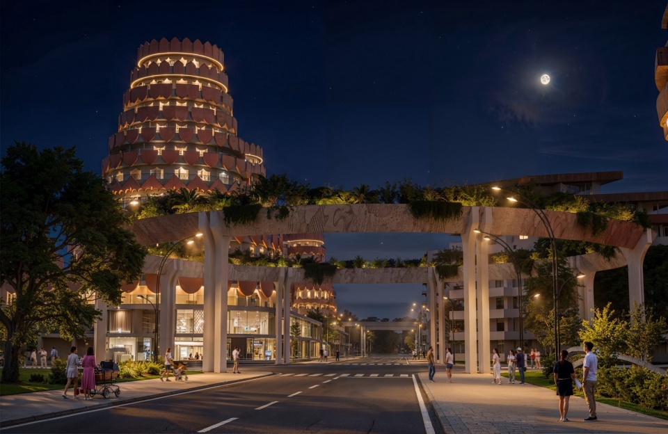 ALMATY GATES by Davide Macullo Architects