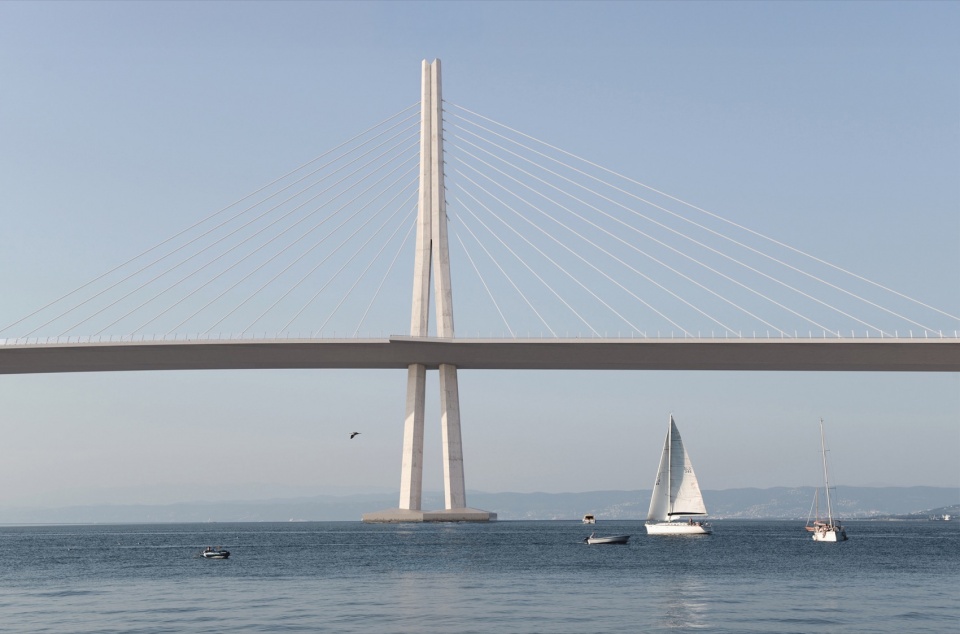 Kastela Bay Bridge by 3LHD Architects