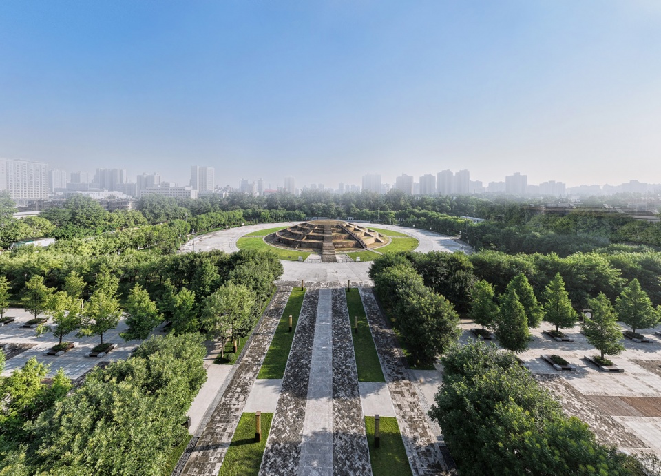 the yuanqiu ruins landscape improvement and architecture design project by china northwest architecture design and research institute