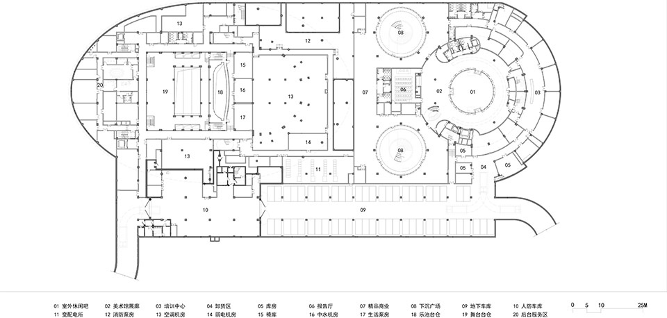 Ezhou Cultural Center Drawing