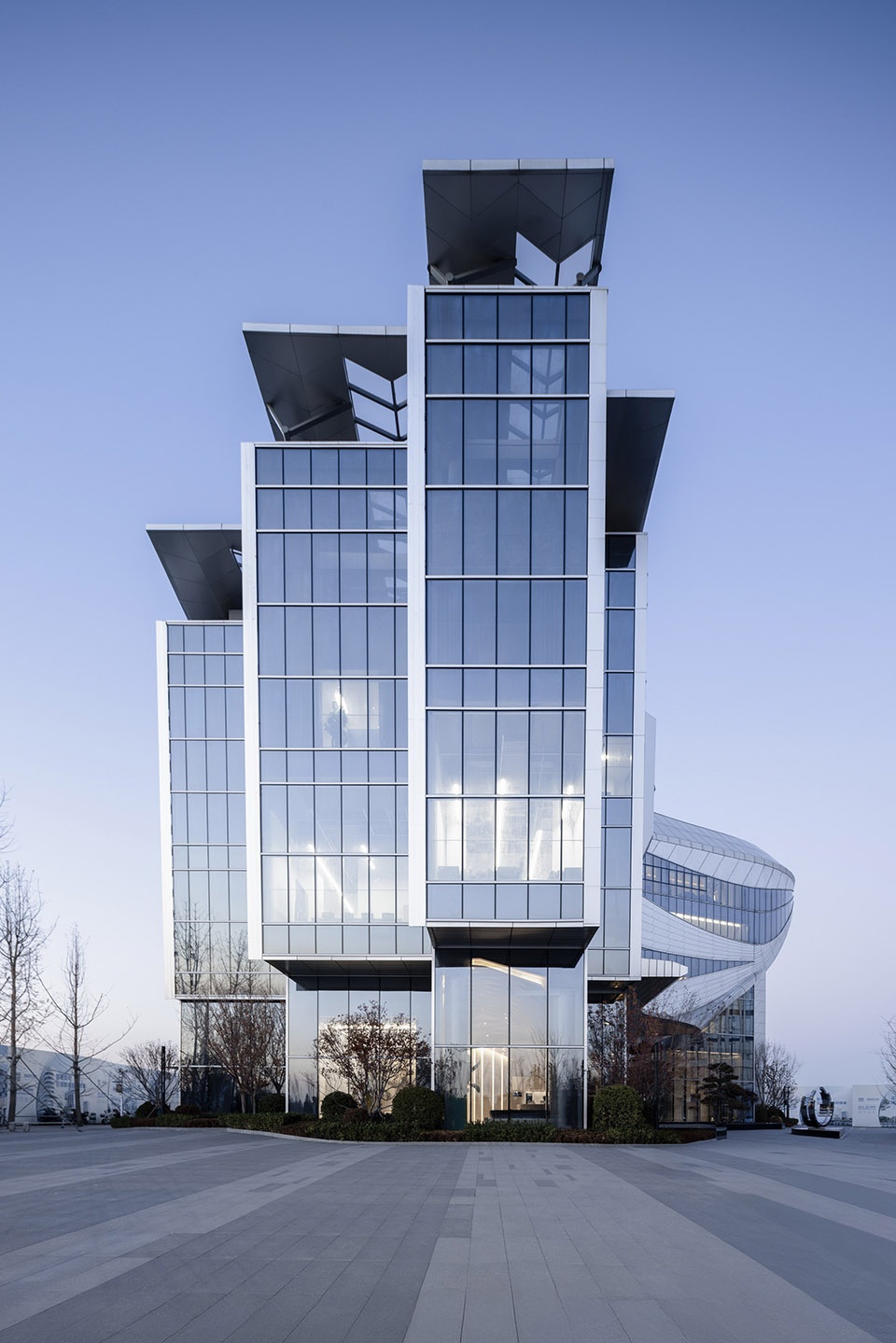 new energy eco city zero carbon exhibition center by wsp