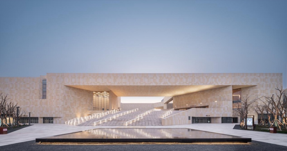 Theater of Haimen Cultural Center by Architects Engineers co ltd of Southeast University