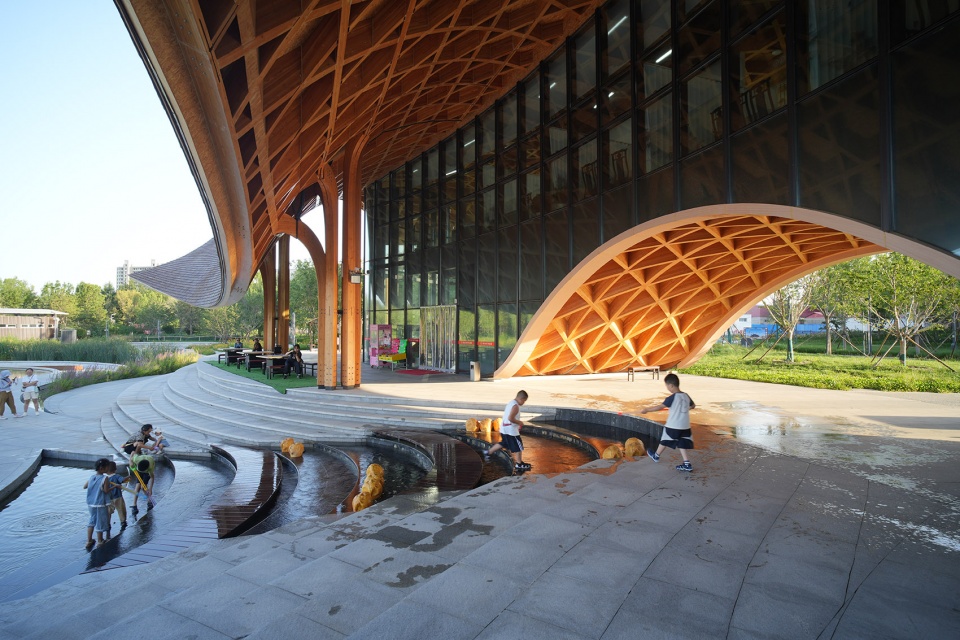 lakeside restaurant at silk road in dingzhou by sup