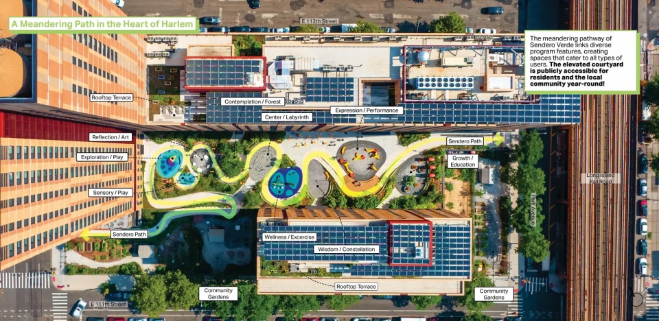 2025 asla residential design award of honor sendero verde aecom laud nyc