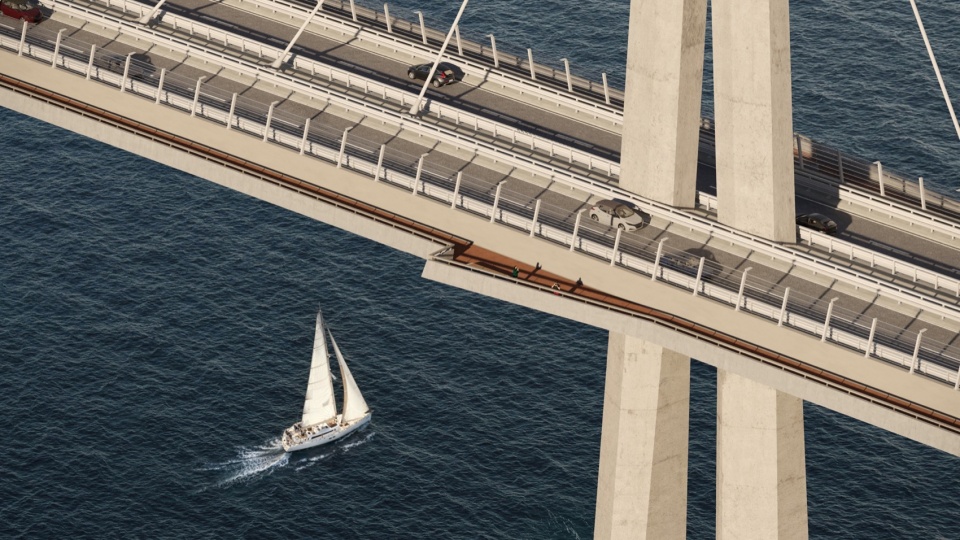 Kastela Bay Bridge by 3LHD Architects