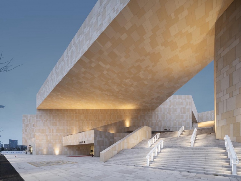 Theater of Haimen Cultural Center by Architects Engineers co ltd of Southeast University