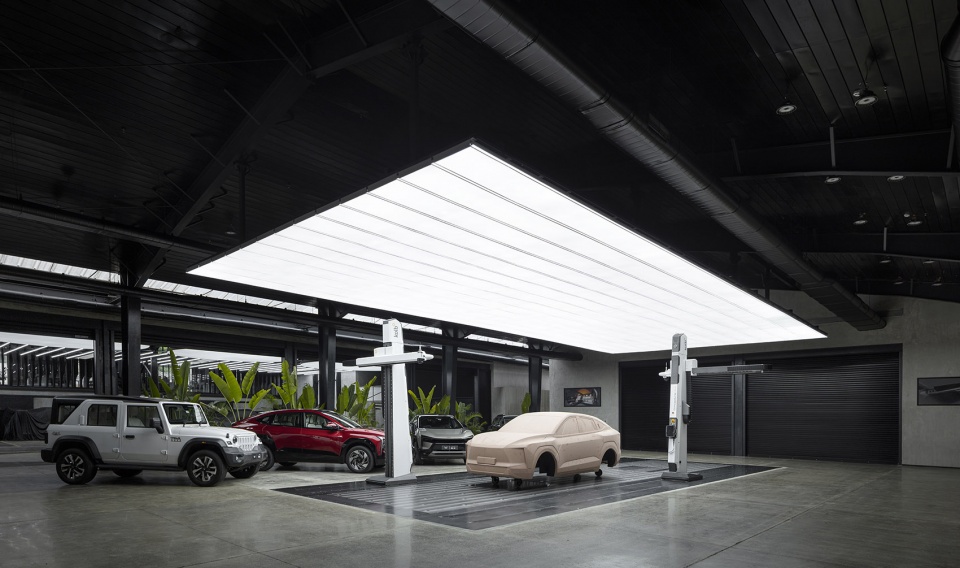 mahindra mahindra automobile design studio extension by sjk architects