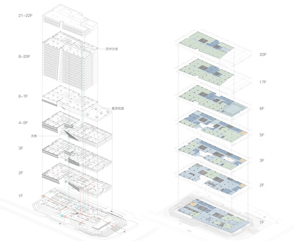 Changsha Urban Construction Information Center by CMIE LUO JIN STUDIO