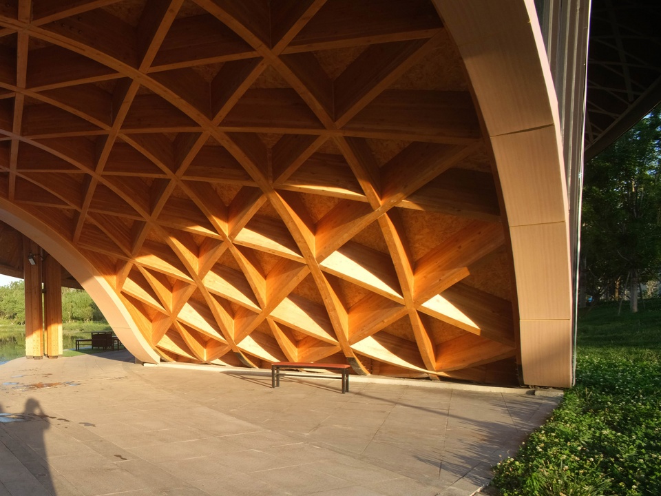 lakeside restaurant at silk road in dingzhou by sup