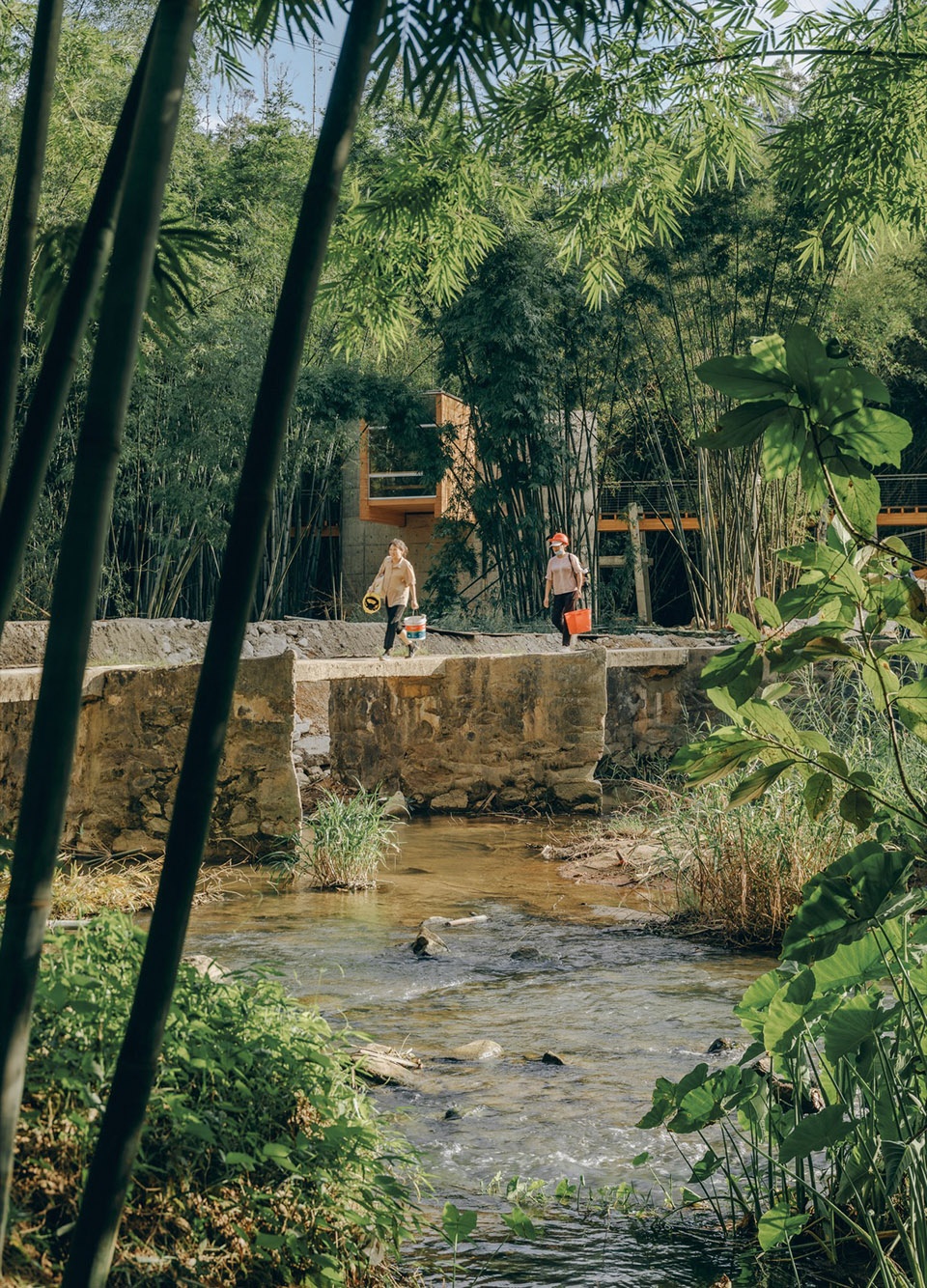 Huizhou Vernacular Historic Bridges Micro Museum by LUO studio
