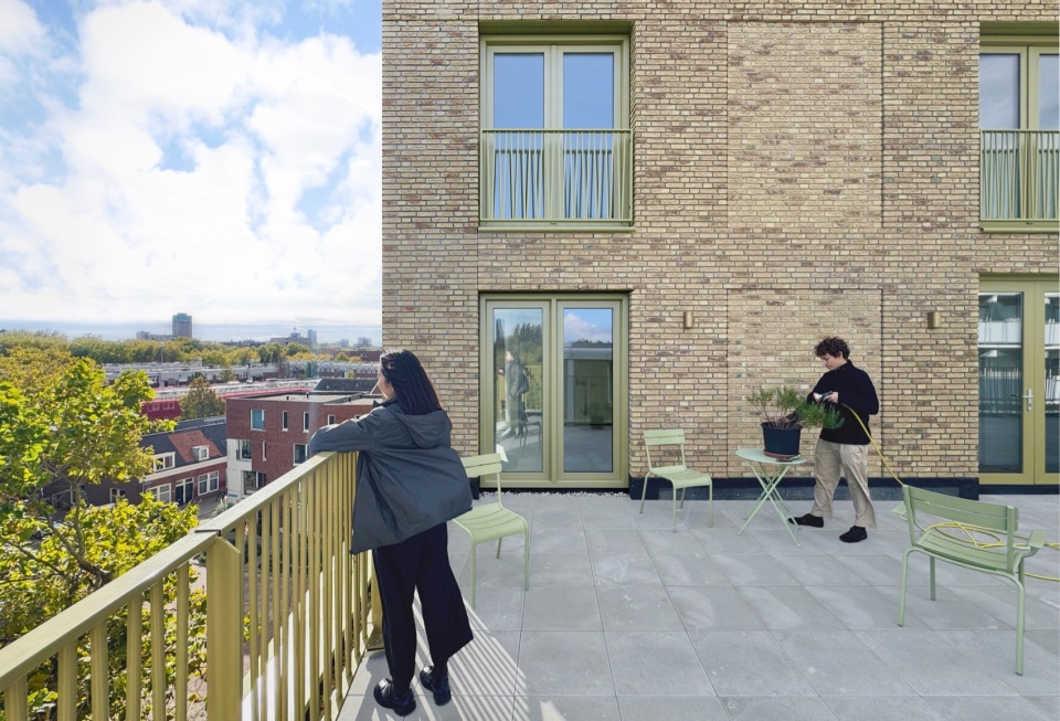 De Hartenrust Residential Building Rotterdam by van Bergen Kolpa Architects