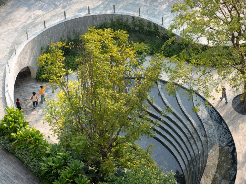 yanlord the park by trop terrainsopen spac