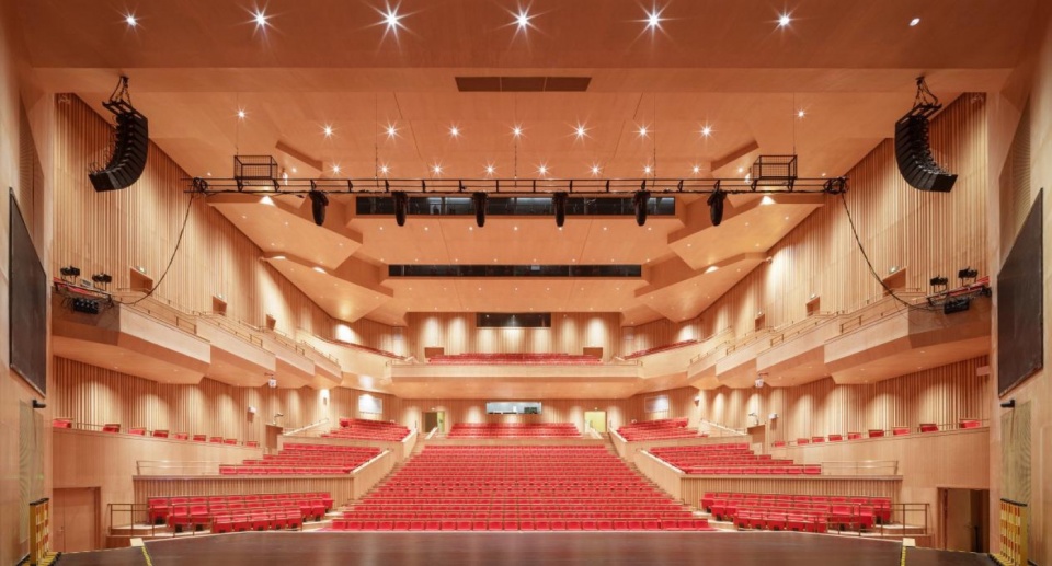 Theater of Haimen Cultural Center by Architects Engineers co ltd of Southeast University