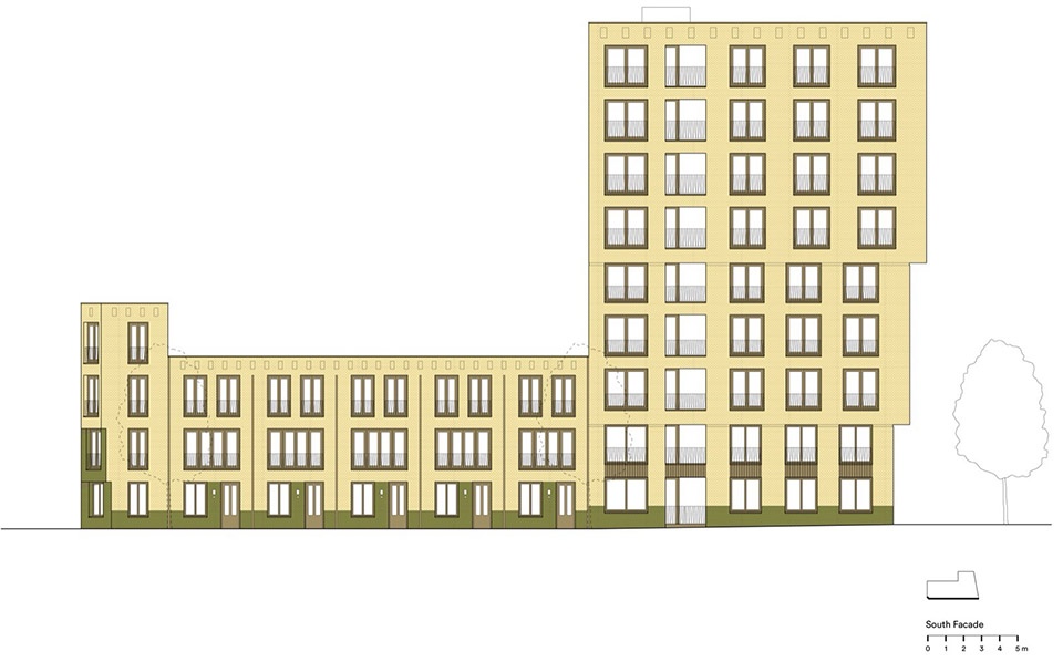 De Hartenrust Residential Building Rotterdam by van Bergen Kolpa Architects