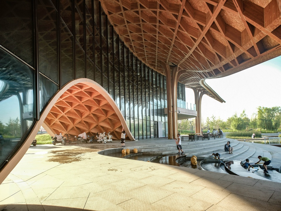 lakeside restaurant at silk road in dingzhou by sup