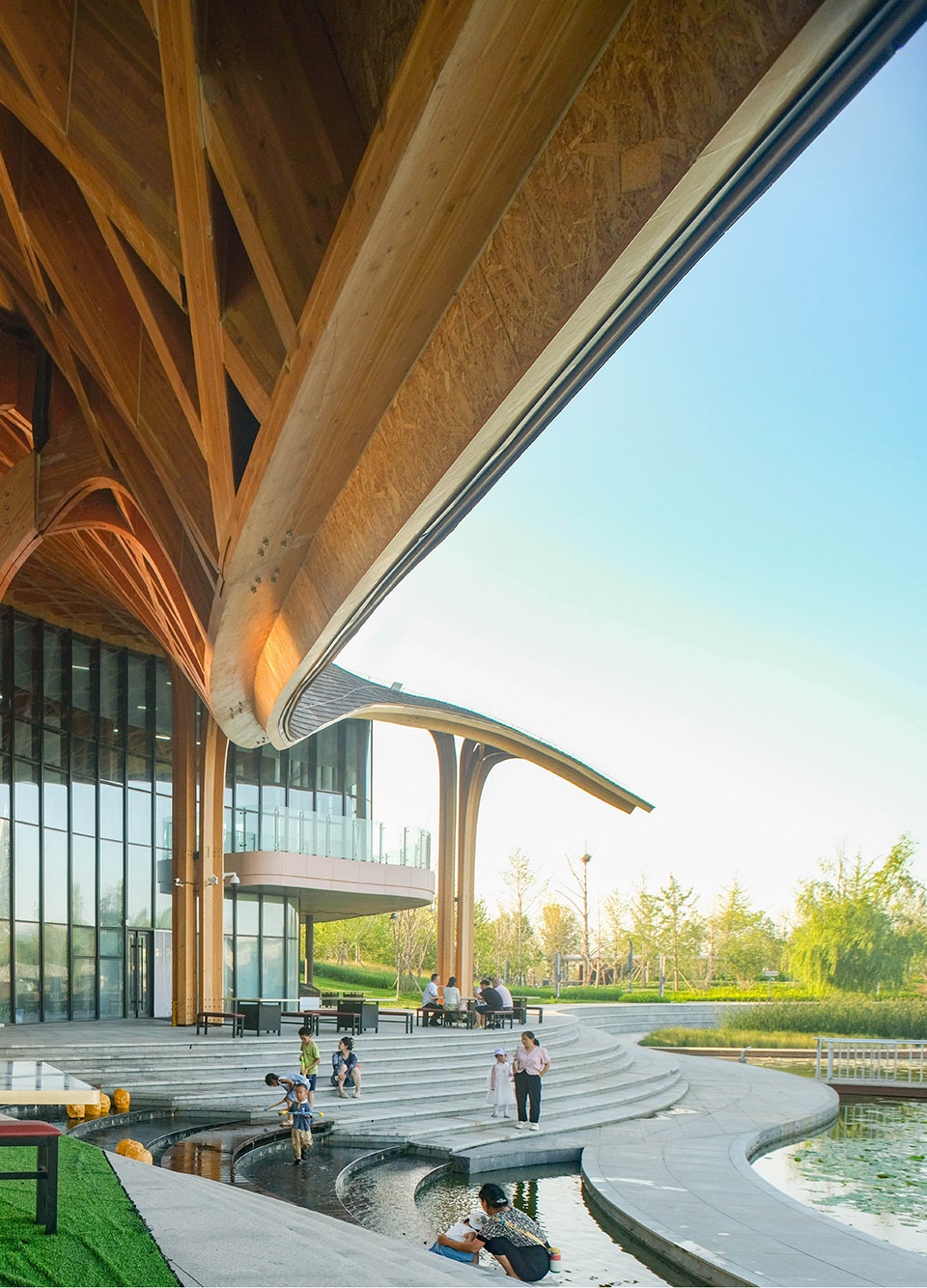 lakeside restaurant at silk road in dingzhou by sup