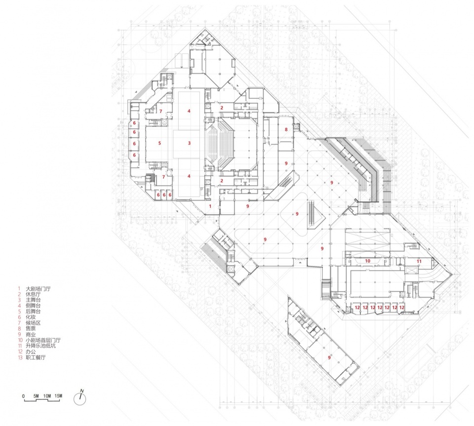 Theater of Haimen Cultural Center by Architects Engineers co ltd of Southeast University